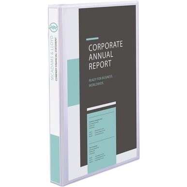 Avery&amp;reg; Legal Three-Ring View Binder - 1&quot; Binder Capacity - Legal - 8 1/2&quot; x 14&quot; Sheet Size - 175 Sheet Capacity - 3 x Round Ring Fastener(s) - 2 Pocket(s) - Polypropylene - Clear - Recycled - Dura