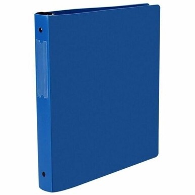 Avery&amp;reg; Hanging Storage Flexible Binder - 1&quot; Binder Capacity - Letter - 8 1/2&quot; x 11&quot; Sheet Size - 175 Sheet Capacity - 3 x Round Ring Fastener(s) - Vinyl - Blue - Gap-free Ring, Label Holder, Locki