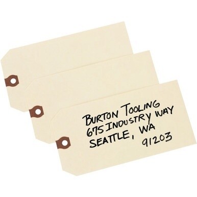 Avery&amp;reg; Unstrung Manila Shipping Tags - 6.20&quot; Length x 3.13&quot; Width - Rectangular - 1000 / Box - Card Stock - Manila