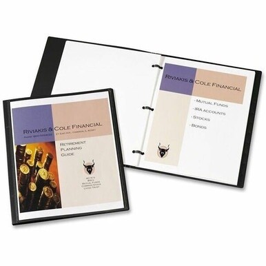 Avery&amp;reg; Letter Report Cover - 1/2" Folder Capacity - 8 1/2" x 11" - 50 Sheet Capacity - 3 Fastener(s) - Polypropylene - Clear, Gray - 1 Each