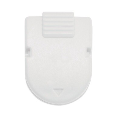 Magnetic/Adhesive Clips, 0.25&quot; Jaw Capacity, White, 20/Box