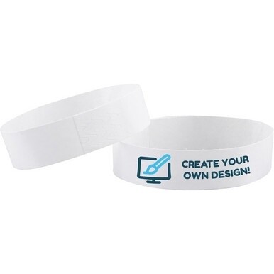 Advantus Printable Tyvek Wristbands - 3/4&quot; Width x 10&quot; Length - Rectangle - White - Tyvek - 500 / Pack