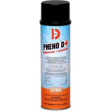 Big D Pheno D+ Disinfectant &amp; Deodorizer - Ready-To-Use - 6 fl oz (0.2 quart) - Citrus Scent - 1 Each