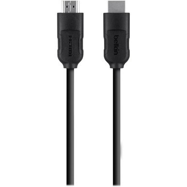Belkin 25 foot High Speed HDMI - Ultra HD Cable 4k @30Hz HDMI 1.4 w/ Ethernet - 25 ft HDMI A/V Cable - First End: 1 x 19-pin HDMI Type A Digital Audio/Video - Male - Second End: 1 x 19-pin HDMI Type A