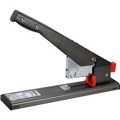 Bostitch Extra Heavy-duty Anti-Jam Stapler - 215 Sheets Capacity - 215 Staple Capacity - Full Strip - 3/8&quot; , 1/2&quot; , 5/8&quot; , 13/16&quot; , 15/16&quot; , 1/4&quot; Staple Size - 1 Each - Black