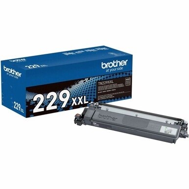 Brother Genuine TN229XXLBK Super High-yield Black Toner Cartridge - Laser - Black - Super High Yield - 4,500 Pages - 1 Each