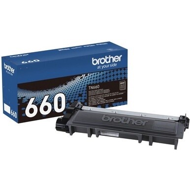 Brother Genuine TN660 High Yield Black Toner Cartridge - Laser - High Yield - Black - 1 Each