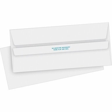 Business Source No. 10 Self-seal Invoice Envelopes - Business - #10 - 4 1/8&quot; Width x 9 1/2&quot; Length - 24 lb - Self-sealing - 500 / Box - White