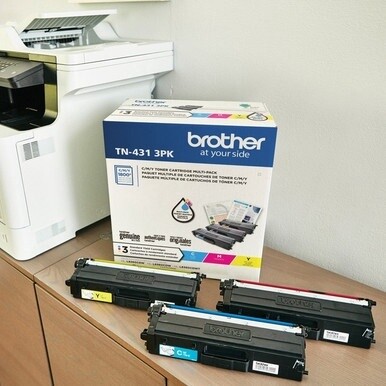 Brother TN-431 Original Standard Yield Laser Toner Cartridge - Multi-pack - Cyan, Magenta, Yellow - 3 / Box - 1800 Pages Cyan, 1800 Pages Magenta, 1800 Pages Yellow