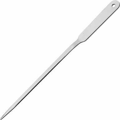 Business Source Nickel-Plated Letter Opener - 9&quot; Length - Desktop - Silver - 1 Each