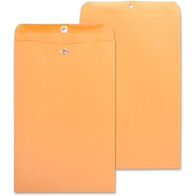 Business Source Heavy-duty Clasp Envelopes - Clasp - #98 - 10&quot; Width x 15&quot; Length - 28 lb - Clasp - Kraft - 100 / Box - Kraft