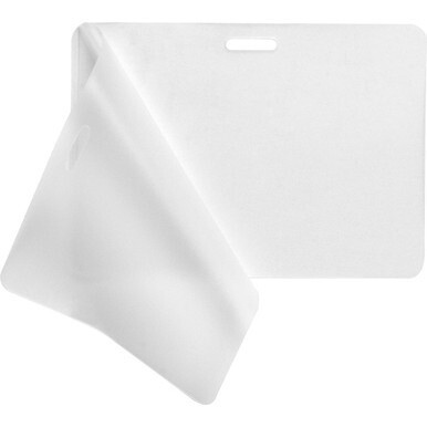Business Source Government ID Laminating Pouches - Laminating Pouch/Sheet Size: 2.94&quot; Width x 4.13&quot; Length x 5 mil Thickness - for Photo, ID Badge, Recipe - Pre-trimmed - Clear - 100 / Box