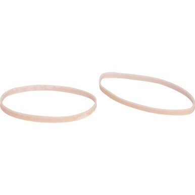 Business Source Rubber Bands - Size: #32 - 3&quot; Length - 125 mil Thickness - 237 / Pack - Natural