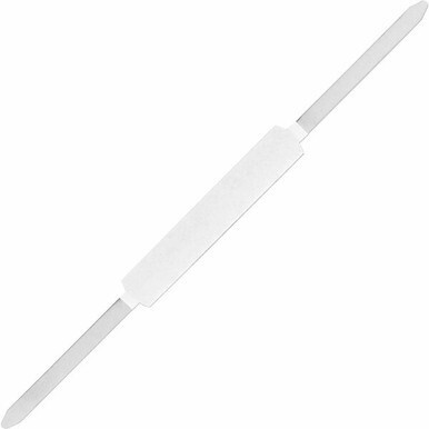 Business Source Self-adhesive Folder Fasteners - 240 Sheet Capacity - for Paper - Self-adhesive - 100 / Box - Silver
