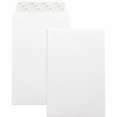 Business Source Self-Seal 6&quot;x9&quot; Catalog Envelopes - Catalog - 6&quot; Width x 9&quot; Length - 28 lb - Self-sealing - Wove - 100 / Box - White
