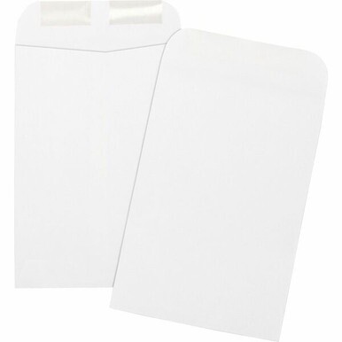 Business Source Durable Open-End Catalog Envelopes - Catalog - #1 3/4 - 6 1/2&quot; Width x 9 1/2&quot; Length - 24 lb - Gummed - Wove - 500 / Box - White