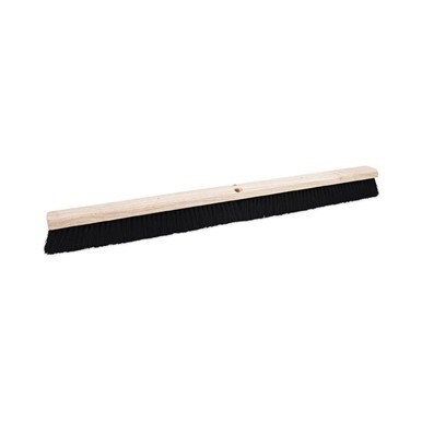 Floor Brush Head, 2.5&quot; Black Tampico Fiber Bristles, 36&quot; Brush