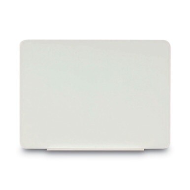 Magnetic Glass Dry Erase Board, 60 x 48, Opaque White Surface