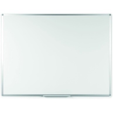 Bi-silque Ayda Melamine Dry Erase Board - 18" (1.5 ft) Width x 24" (2 ft) Height - Melamine Surface - Rectangle - Horizontal/Vertical - 1 Each