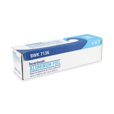 Heavy-Duty Aluminum Foil Roll, 18&quot; x 1,000 ft