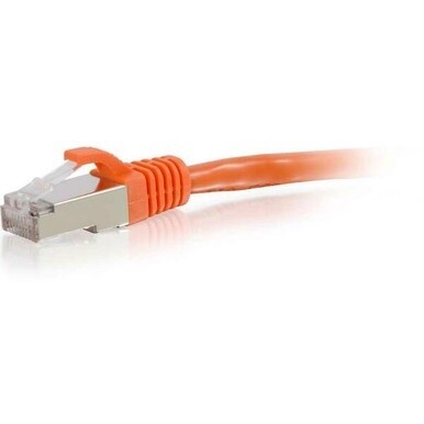 C2G-10ft Cat6 Snagless Shielded (STP) Network Patch Cable - Orange - Category 6 for Network Device - RJ-45 Male - RJ-45 Male - Shielded - 10ft - Orange
