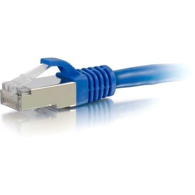 C2G 2ft Cat6 Ethernet Cable - Snagless Shielded (STP) - Blue - 2 ft Category 6 Network Cable for Network Device - First End: 1 x RJ-45 Male Network - Second End: 1 x RJ-45 Male Network - Patch Cable -