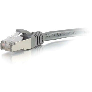 C2G-2ft Cat6 Snagless Shielded (STP) Network Patch Cable - Gray - Category 6 for Network Device - RJ-45 Male - RJ-45 Male - Shielded - 2ft - Gray