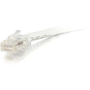 C2G 100ft Cat6 Ethernet Cable - Non-Booted Unshielded (UTP) - White - 100 ft Category 6 Network Cable for Network Device, Computer - First End: 1 x RJ-45 Network - Male - Second End: 1 x RJ-45 Network