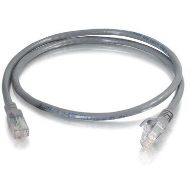 C2G 5 ft Cat6 Snagless UTP Unshielded Network Patch Cable (TAA) - Gray - 5 ft Category 6 Network Cable for Network Device - First End: 1 x RJ-45 Network - Male - Second End: 1 x RJ-45 Network - Male -