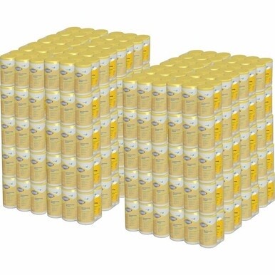 CloroxPro&amp;trade; Disinfecting Wipes - Ready-To-Use - Lemon Fresh Scent - 75 / Canister - 480 / Pallet - Yellow