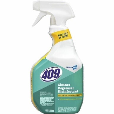 7930000568144 Formula 409 Formula 409 Cleaner Degreaser Disinfectant - For Nonporous Surface, Floor, Wall, Blinds, Tool, Hard Surface - 32 fl oz (1 quart) - 1 Each - Disinfectant, Phosphate-free, Rins