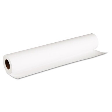 Matte Coated Paper Roll, 2&quot; Core, 8 mil, 24&quot; x 100 ft, Matte White