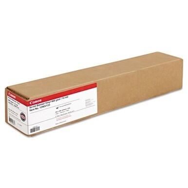 Scrim Banner Vinyl Roll, 2&quot; Core, 14 mil, 24&quot; x 40 ft, Matte White