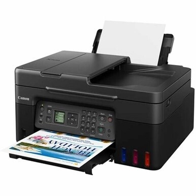 Canon PIXMA G4270 Wireless Inkjet Multifunction Printer - Color - Black - Copier/Fax/Printer/Scanner - Manual Duplex Print - Color Flatbed Scanner - Monochrome Fax - Wireless LAN - Mopria, Apple AirPr