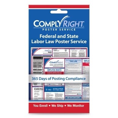 Labor Law Poster Service, &quot;State/Federal Labor Law&quot;, 4 x 7