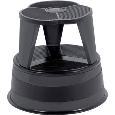 Cramer Original All-steel Kik-Step Stool - 2 Step - 350 lb Load Capacity14&quot; - Black
