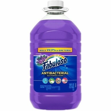 Fabuloso Complete Antibacterial Cleaner - 169 fl oz (5.3 quart) - Lavender ScentBottle - 1 Each - Purple