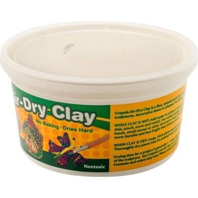 Crayola Air-Dry Clay - Clay Craft - 1 Each - White