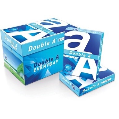Double A Everyday Multipurpose Copy Paper - White - 96 Brightness - Legal - 8 1/2&quot; x 14&quot; - 20 lb Basis Weight - Smooth - 5000 / Carton - White