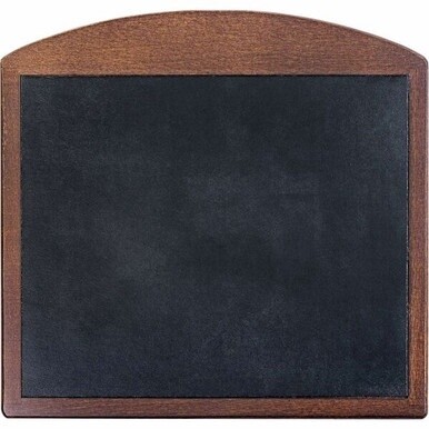 Dacasso Walnut &amp; Leather Mouse Pad - 10&quot; x 9.50&quot; Dimension - Black, Walnut - Leather, Wood - 1 Pack