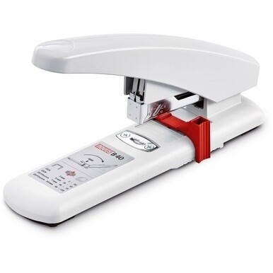 Novus B40 Heavy Duty Stapler - 100 Sheet Capacity, Anti-Jam, 2-1/4&quot; Stapling Depth w/ Adjustable Guide, Staple Bypass, German Engineered