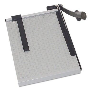 Vantage Guillotine Paper Trimmer/Cutter, 15 Sheets, 18&quot; Cut Length, Metal Base, 15.5 x 18.75