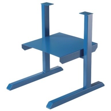 Dahle 712 Trimmer Stand w/Tray - Steel - Blue - 21.5&quot; Length - 1