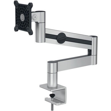 DURABLE Mounting Arm for Monitor - Silver - Height Adjustable - 1 Display(s) Supported - 38&quot; Screen Support - 17.64 lb Load Capacity - 75 x 75, 100 x 100 - 1 Each
