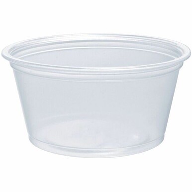 Dart Conex Complements 2 oz Portion Cups - 125 / Bag - 20 / Carton - Clear - Polypropylene - Multipurpose