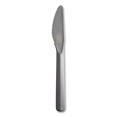 Bonus Polypropylene Cutlery, Knife, White, 5&quot;, 1000/Carton