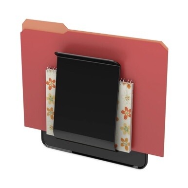 Stand Tall Wall File, Legal/Letter/Oversized Size, 9.25&quot; x 10.63&quot;, Black