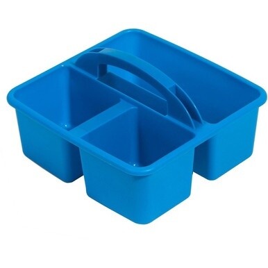 Deflecto Antimicrobial Kids Storage Caddy - 3 Compartment(s) - 5.3&quot; Height x 9.4&quot; Width x 9.3&quot; Depth - Antimicrobial, Lightweight, Portable, Mold Resistant, Mildew Resistant, Durable, Washable, Stacka