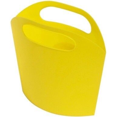 Deflecto Antimicrobial Kids Mini Tote Yellow - External Dimensions: 8&quot; Width x 5.4&quot; Depth x 2&quot; Height - Plastic - Yellow - For Art Supplies, Crayon