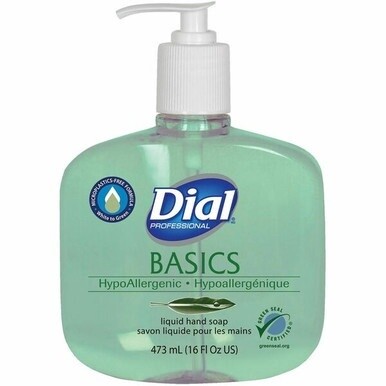 Dial Basics Liquid Hand Soap - 16 fl oz (473.2 mL) - Hand, Healthcare, School, Office, Restaurant, Daycare - Green - 1 Each